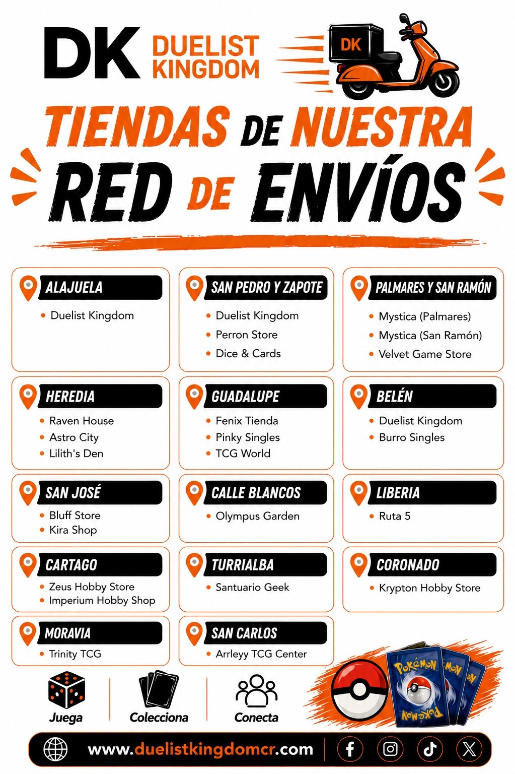 Información de envíos